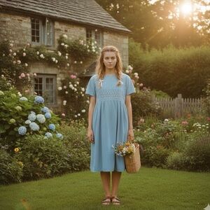 Sarah Elizabeth Light blue dress